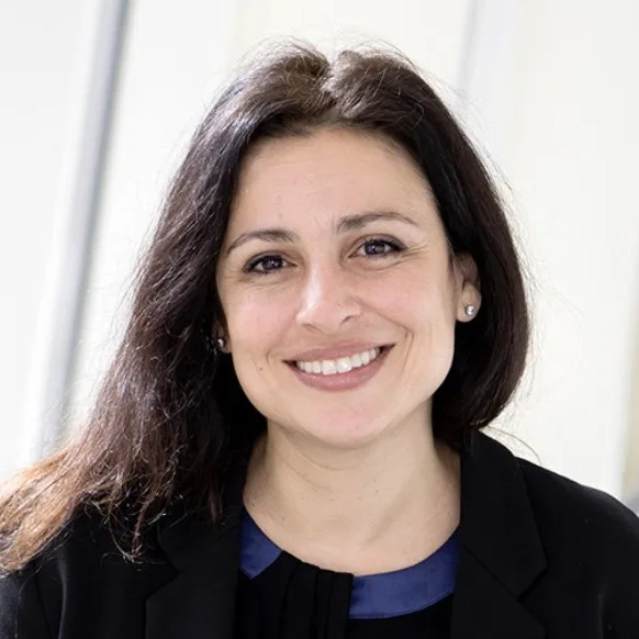 Assoc Prof Laura Scardamaglia Black and white square portrait of Louise O Halloran