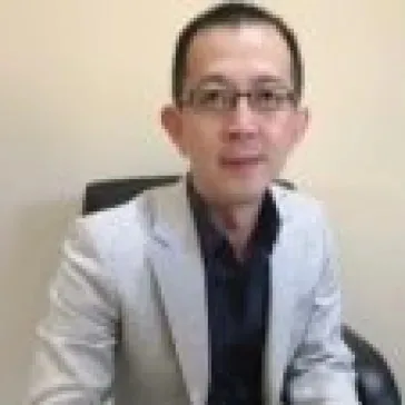 Black and white square portrait of Jessica Wang