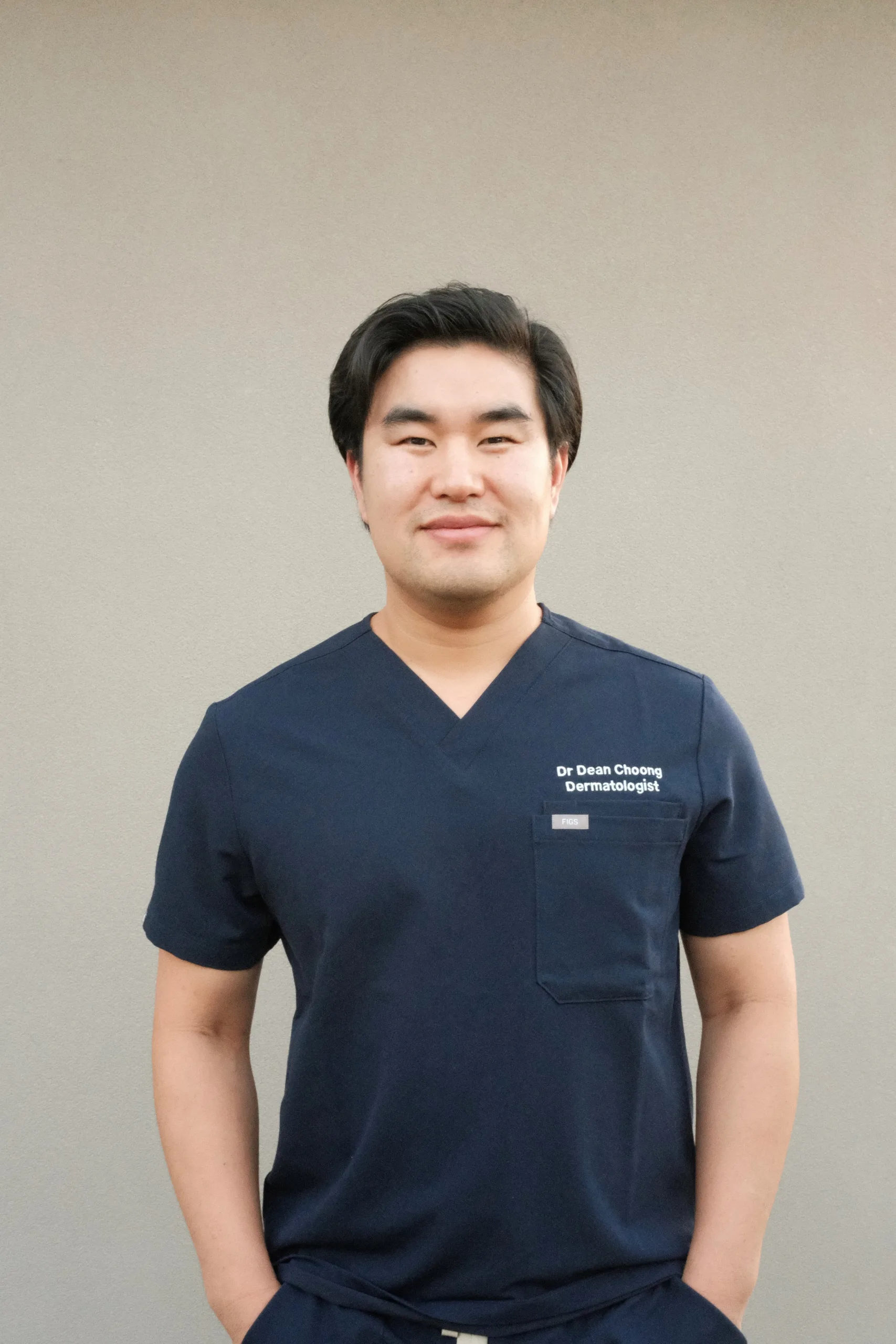 Black and white square portrait of Hock Chua.